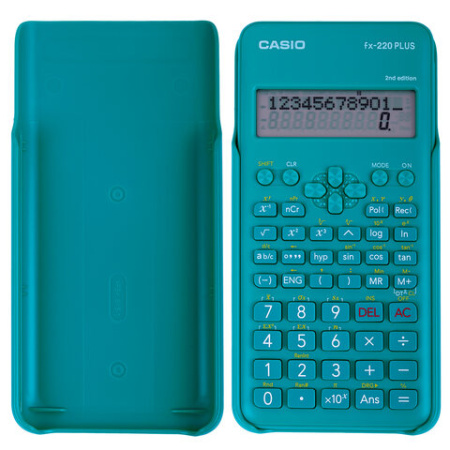Калькулятор инженерный CASIO FX-220PLUS-2-S (155х78 мм), 181 функция, питание от батареи, сертифицирован для ЕГЭ, FX-220PLUS-2-S-
