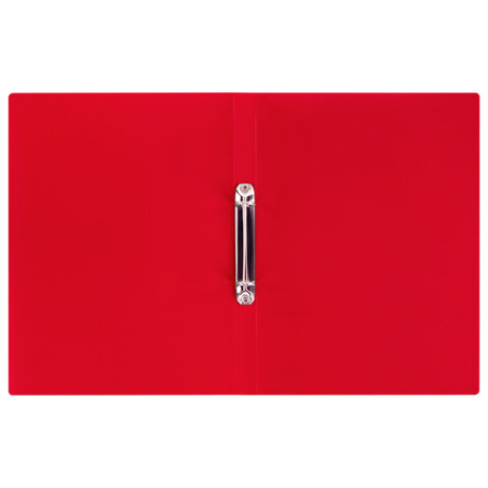 Папка на 2 кольцах А4 BRAUBERG UNIVERSAL, 25 мм, красная, до 170 листов, 0,5 мм, 273032