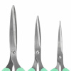 Ножницы BRAUBERG "CLASSIC PRO" 3 шт. (155, 185, 210 мм), мятные ручки, ВЫГОДНАЯ УПАКОВКА, 272979