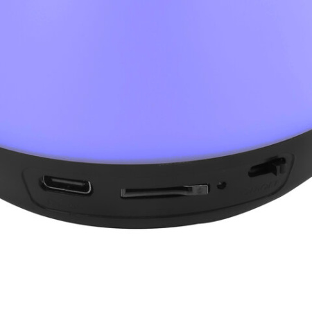 Колонка портативная KAIGO (КАЙГО) GE-3058, 3 Вт, Bluetooth, Micro SD, RGB, 514222