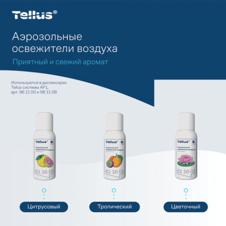 Сменный баллон 100 мл Tellus/TORK (Система АF1) СТАНДАРТ, цитрусовый аромат, 611600