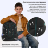 Ранец BRAUBERG PREMIUM, 2 отделения, с брелоком, "К звездам!", ЛАМПОЧКИ, 38х29х16 см, 270599