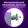 Точилка механическая BRAUBERG CLASSIC, для чернографитных и цветных карандашей, корпус светло-серый, 272002