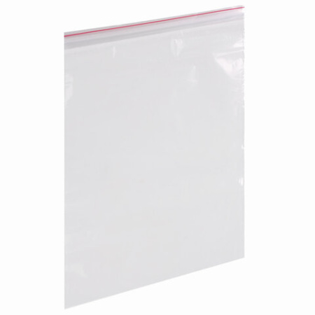 Пакеты с замком ZIP LOCK "зиплок", комплект 100 шт., 400х500 мм, ПВД, толщина 40 микрон, BRAUBERG, 606219