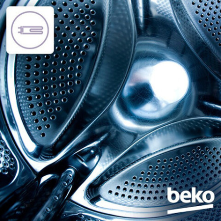 Стиральная машина BEKO WRS5512BWW, 1000 об./мин, 5 кг, фронтальная загрузка, 15 программ, белая, 7320010007