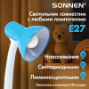 Настольная лампа / светильник SONNEN OU-603, на подставке, цоколь Е27, "Сова", синий, 236674