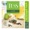 Чай TESS "Lime" зеленый с цедрой цитрусовых, 100 пакетиков в конвертах по 1,5 г, 2098-09