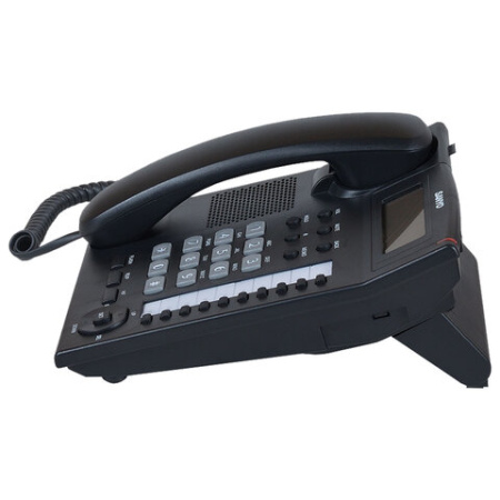 Телефон SANYO RA-S517B, спикерфон, память 30 номеров, тональный / импульсный режим, черный