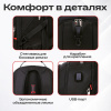 Рюкзак GERMANIUM UPGRADE Max, 3 отделения, отделение для ноутбука, USB-порт, UP-5, черный, 49х34х24 см, 271669
