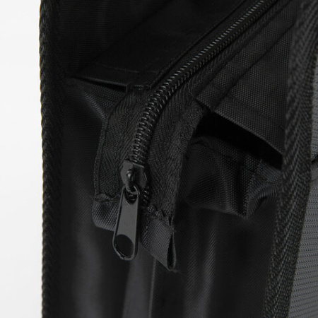 Папка-портфель пластиковая BRAUBERG "ПРЕМЬЕР" А4 (390х315х120 мм) 3 отделения, фактура "бисер", черная, 223082