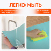Коврики универсальные 6 шт., 30х45 см, для холодильника, полок, сервировки, бирюзовый, DASWERK (ДАСВЕРК), 609606