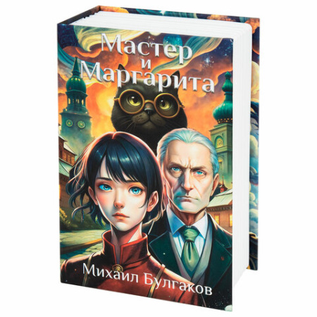 Сейф-книга "Мастер и Маргарита", 55х115х180 мм, кодовый замок, BRAUBERG, 291361