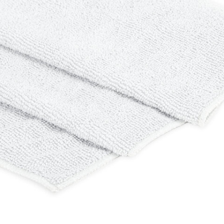 Салфетка из МИКРОФИБРЫ 40х80 см, WHITE ULTRA DENSE OVERLOCK, белая, 280 г/м2, LAIMA HOME, 608227