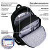 Рюкзак BRAUBERG SOFT, 2 отделения, 3 кармана, "Cool cat", СВЕТЯЩИЙСЯ, 40х31х15 см, 273118