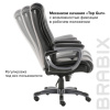 Кресло офисное BRABIX PREMIUM "Solid HD-005", НАГРУЗКА до 180 кг, рециклированная кожа, черное, 531941
