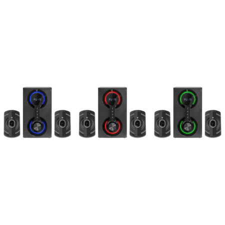 Колонки компьютерные DEFENDER Eclipse, 2.1, 40 Вт, Bluetooth, FM, USB, SD, AUX, черные, 65593