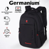 Рюкзак GERMANIUM UPGRADE универсальный, 3 отделения, отделение для ноутбука, USB-порт, "UP-2", черный, 47х33х21 см, 271666