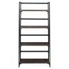 Стеллаж на металлокаркасе "BRABIX LOFT SH-001", 600х300х1250 мм, складной, цвет морёный дуб, 641228