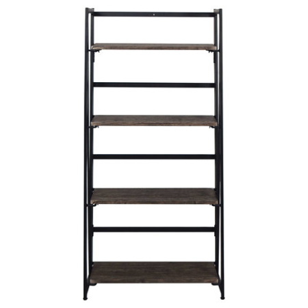 Стеллаж на металлокаркасе "BRABIX LOFT SH-001", 600х300х1250 мм, складной, цвет морёный дуб, 641228