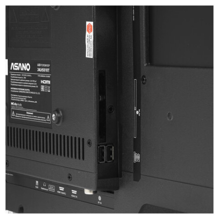 Телевизор ASANO 24LF5010T, 24" (60 см), 1920x1080, FHD, 16:9, Салют ТВ, Wi-Fi, черный