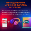 Наушники беспроводные игровые накладные, с ушками, светящиеся, розовые DASWERK (ДАСВЕРК) STN-28, 513802