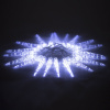 Электрогирлянда-нить комнатная 2 м, 20 LED, с насадками, вид: "Сосульки", холодный белый, на батарейках, ЗОЛОТАЯ СКАЗКА, 592561