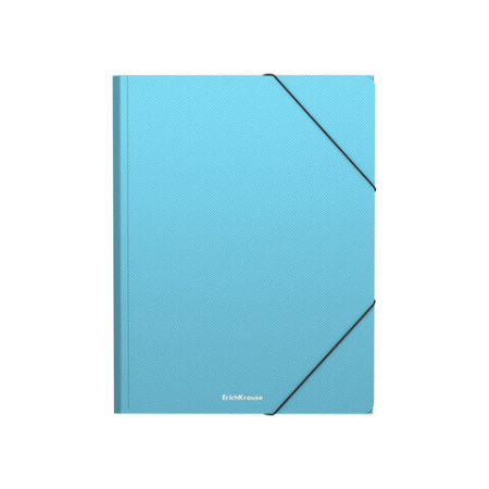 Папка на резинках ERICH KRAUSE "Diagonal Pastel", до 300 листов, ассорти, 600 мкм, 50400