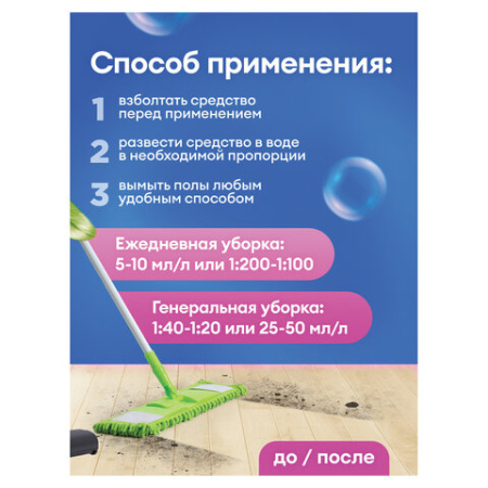 Средство концентрат для машинной и ручной мойки полов 5,6 кг, GRASS FLOOR WASH STRONG, щелочь, 125193
