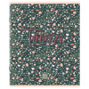 Тетрадь А5 96 л. BRAUBERG скоба, клетка, обложка картон, "Terrazzo" (микс в спайке), 404437