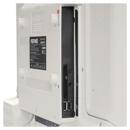 Телевизор ASANO 28LH5011T, 28" (71 см), 1366x768, HD, 16:9, Салют ТВ, Wi-Fi, белый
