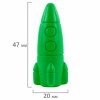 Восковые мелки фигурные BRAUBERG KIDS "РАКЕТА", НАБОР 12 цветов + НАКЛЕЙКИ В ПОДАРОК, 273082