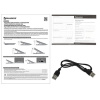 Подставка для ноутбука с охлаждением, 2 порта USB-A, LED-подсветка, 352х252 мм, BRAUBERG, 513617