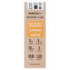 Вентилятор настольный CENTEK CT-5041, USB-питание, 3 режима, LED-подсветка, d=10 см, 5 Вт, белый