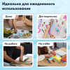 Клей-лента BRAUBERG STANDARD, 6 мм х 8 м, корпус матовый голубой, блистер, 273027