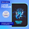 Пенал BRAUBERG с наполнением, 1 отделение, 1 откидная планка, 24 предмета, 21х14 см, "Anime fight", 272354