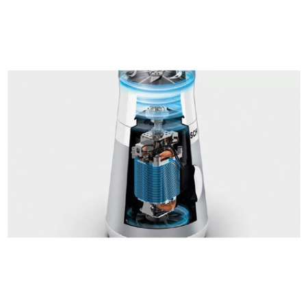 Блендер стационарный BOSCH MMB2111T, 450 Вт, 1 скорость, чаша 0,6 л, пластик, серебристый
