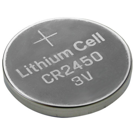 Батарейка литиевая GP Lithium CR2450 "таблетка, дисковая, кнопочная" 1 шт., блистер, CR2450-2C1