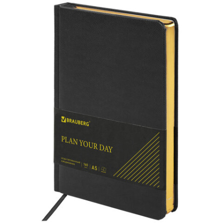 Ручка перьевая PARKER "Jotter Core Stainless Steel GT", ежедневник А5 черный, пакет, 880902