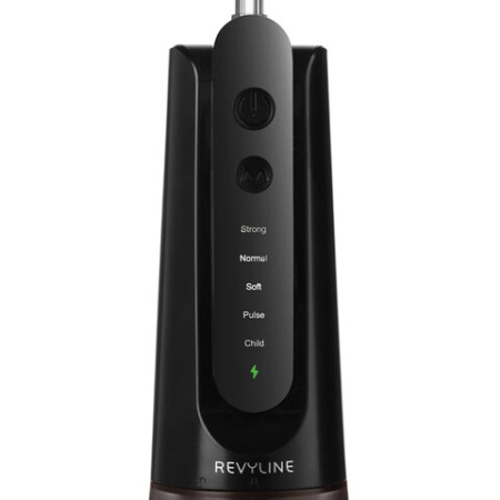 Ирригатор для полости рта REVYLINE RL 670, емкость резервуара 0,27 л, 2 насадки, черный, 9102