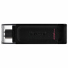 Флеш-диск 256 GB KINGSTON DataTraveler 70, разъем Type-C 3.2, черный, DT70/256GB