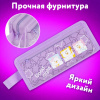 Пенал ЮНЛАНДИЯ ЮНИОР, 2 отделения, с ручкой, полиэстер, "Мишки", 21х8х6 см, 273815