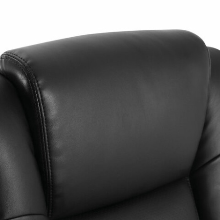 Кресло офисное BRABIX PREMIUM "Solid HD-005", НАГРУЗКА до 180 кг, рециклированная кожа, черное, 531941