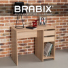 Стол письменный/компьютерный BRABIX "Scandi CD-017", 900х450х750 мм, 2 ящика, дуб сонома, 641895, ЦБ013706-2
