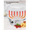 Сушилка для овощей BQ (БИ-КЬЮ) FD1002, объём 7,5 л, 500 Вт, 5 поддонов, механическое управление, белая, 86196540