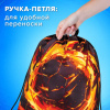 Мешок для обуви BRAUBERG KIDS, с петлей, 42х34 см, "Лава-мяч", 273436