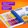 Пастель масляная восковые мелки утолщенные 48 цвета с точилкой, держателем и стеком, BRAUBERG PREMIUM, 272714
