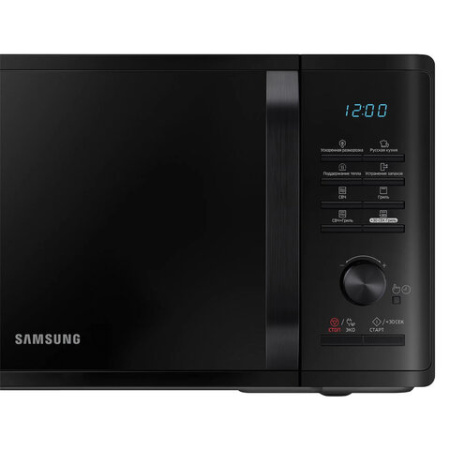 Микроволновая печь SAMSUNG MG23K3515AK/BW, объем 23 л, мощность 800 Вт, электронное управление, черная