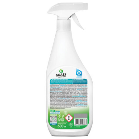 Средство для мытья стекол и зеркал мл GRASS "Clean glass", распылитель