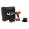 Дрель-шуруповерт аккумуляторная, 18 В, 60 Нм, Li-ion 2х2 Ач, AEG BS18G4-202C, 4935478630
