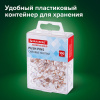 Силовые кнопки-гвоздики BRAUBERG CLEAR & GOLD, прозрачные с золотистым (шарики), 100 штук, 11 мм, 272760